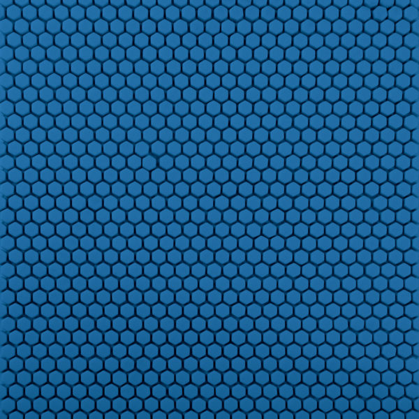 Clearance Sale! Geometro Solid H1 Dusk  Recycled Glass Mosaic - 11 7/8" x 12 3/16"