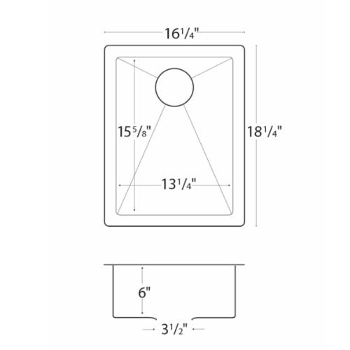 Stainless Steel Stainless Steel Bar Sink 2