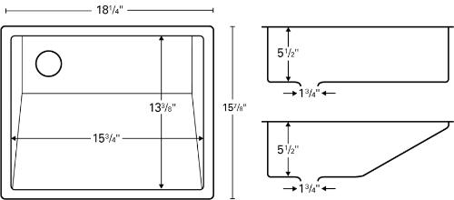Stainless Steel Stainless Steel Bathroom Sink 2