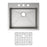 Crosstown Stainless Steel Kitchen Sink 2