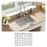 Crosstown Stainless Steel Kitchen Sink 2