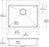 Crosstown Stainless Steel Kitchen Sink 18