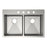 Crosstown Stainless Steel Kitchen Sink 2