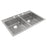 Crosstown Stainless Steel Kitchen Sink 1