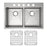 Crosstown Stainless Steel Kitchen Sink 2