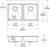 Crosstown Stainless Steel Kitchen Sink 18