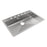 Crosstown Stainless Steel Kitchen Sink 1
