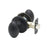 Egg Steel Black BC Door Knob Black 1