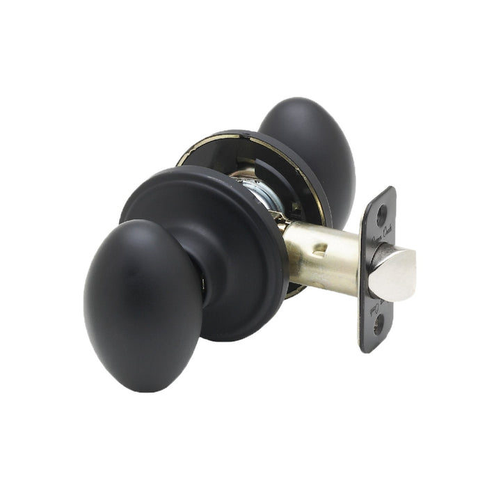 Egg Steel Black BC Door Knob Black 1