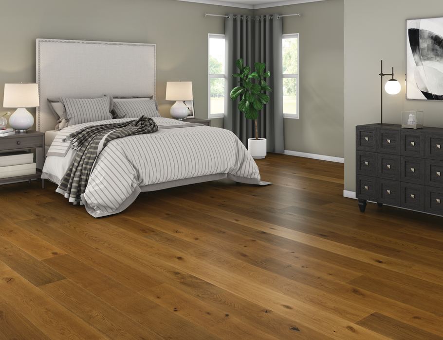 Inscription Wood Deep Garamond Engineered Hardwood Urethane & Aluminum Oxide 1