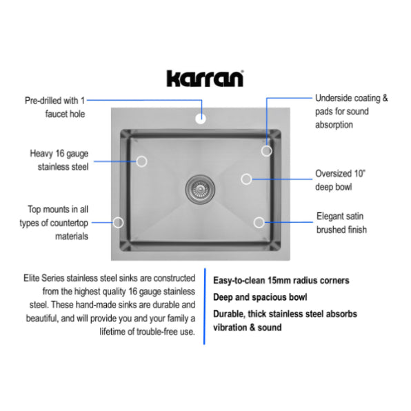 Stainless Steel Stainless Steel Kitchen Sink Satin Brushed 3
