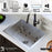Stainless Steel Stainless Steel Kitchen Sink Satin Brushed 8