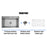 Stainless Steel Stainless Steel Kitchen Sink Satin Brushed 3