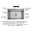 Stainless Steel Stainless Steel Kitchen Sink Satin Brushed 4