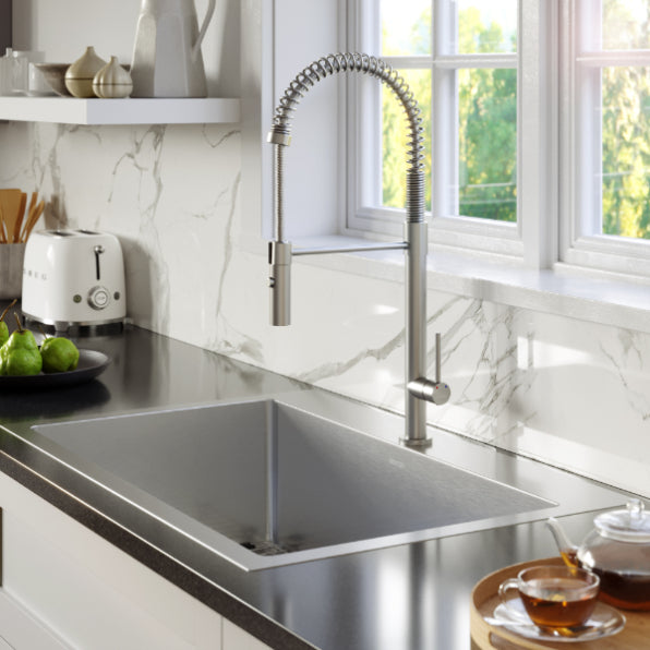 Stainless Steel Stainless Steel Kitchen Sink Satin Brushed 6
