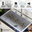 Stainless Steel Stainless Steel Kitchen Sink Satin Brushed 9