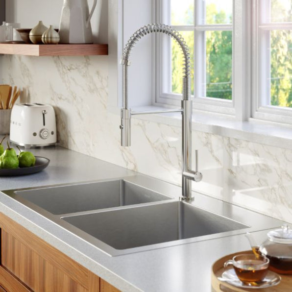 Stainless Steel Stainless Steel Kitchen Sink Satin Brushed 5