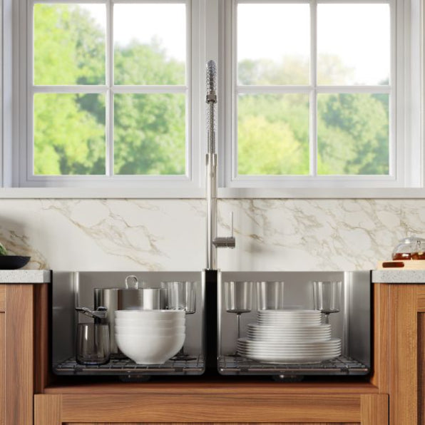 Stainless Steel Stainless Steel Kitchen Sink Satin Brushed 6