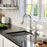 Stainless Steel Stainless Steel Kitchen Sink Satin Brushed 4
