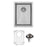 Stainless Steel Stainless Steel Kitchen Sink Satin Brushed 1