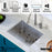 Stainless Steel Stainless Steel Kitchen Sink Satin Brushed 9