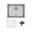 Stainless Steel Stainless Steel Kitchen Sink Satin Brushed 1