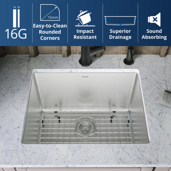 Stainless Steel Stainless Steel Kitchen Sink Satin Brushed 7