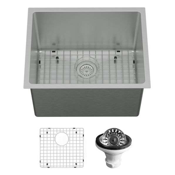 Stainless Steel Stainless Steel Kitchen Sink Satin Brushed 1