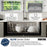 Stainless Steel Stainless Steel Kitchen Sink Satin Brushed 6