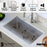Stainless Steel Stainless Steel Kitchen Sink Satin Brushed 7