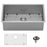Stainless Steel Stainless Steel Kitchen Sink Satin Brushed 1