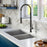 Stainless Steel Stainless Steel Kitchen Sink Satin Brushed 6