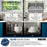 Stainless Steel Stainless Steel Kitchen Sink Satin Brushed 8