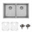 Stainless Steel Stainless Steel Kitchen Sink Satin Brushed 1