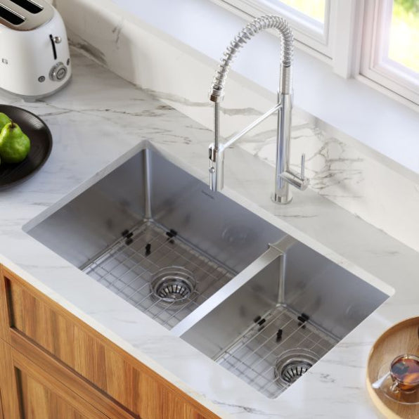 Stainless Steel Stainless Steel Kitchen Sink Satin Brushed 3