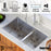 Stainless Steel Stainless Steel Kitchen Sink Satin Brushed 7