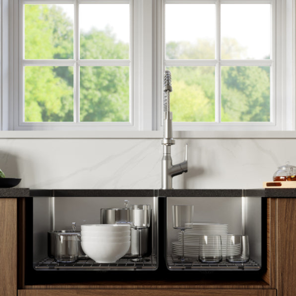 Stainless Steel Stainless Steel Kitchen Sink Satin Brushed 5