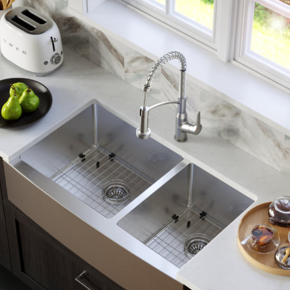 Stainless Steel Stainless Steel Kitchen Sink Satin Brushed 3