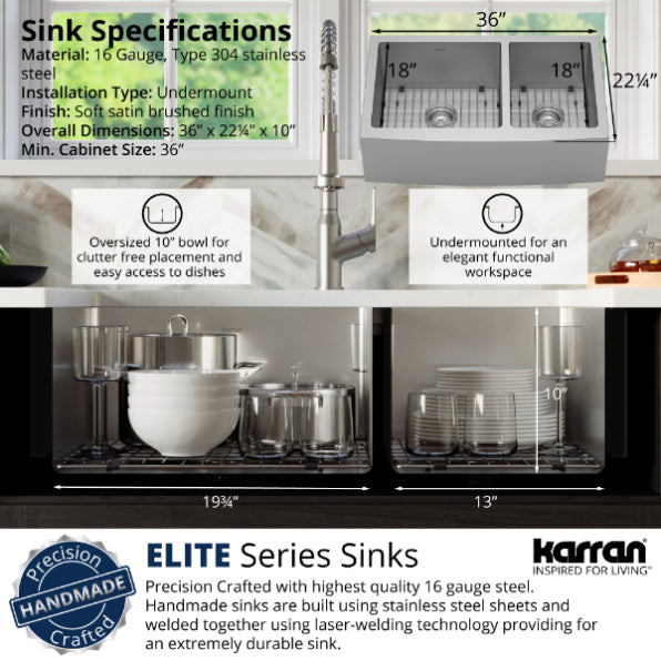 Stainless Steel Stainless Steel Kitchen Sink Satin Brushed 6