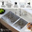 Stainless Steel Stainless Steel Kitchen Sink Satin Brushed 7