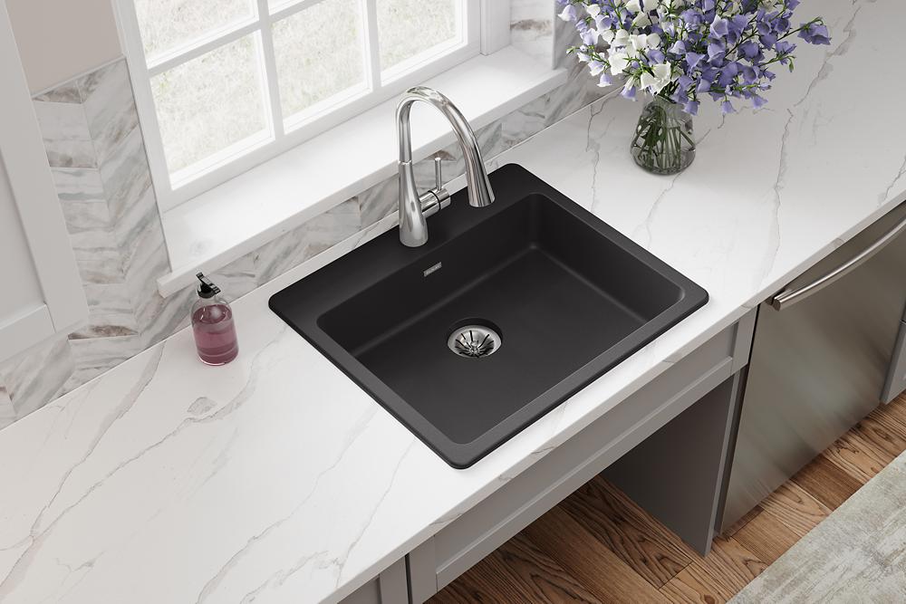 Quartz Classic Quartz Kitchen Sink White 3