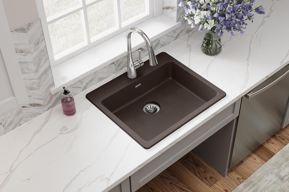 Quartz Classic Quartz Kitchen Sink White 3