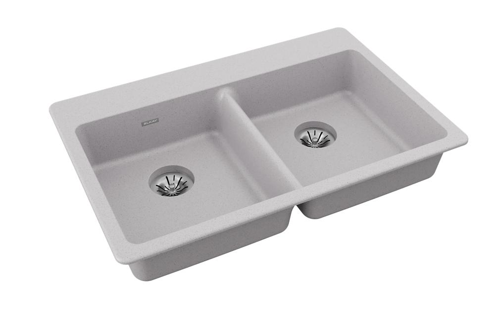 Quartz Classic Quartz Kitchen Sink White 1