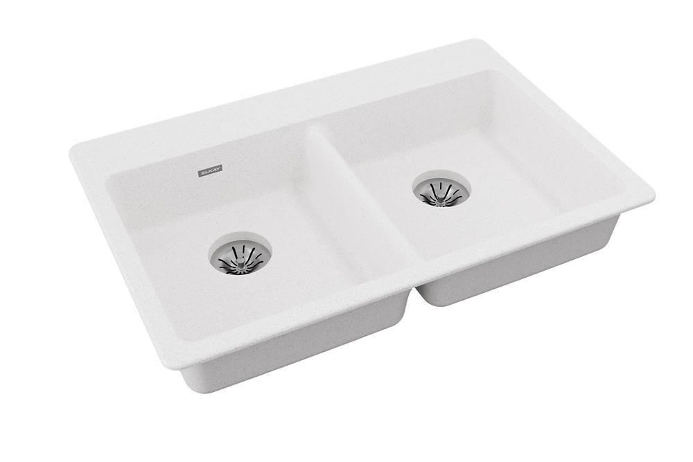 Quartz Classic Quartz Kitchen Sink White 1