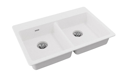Quartz Classic Quartz Kitchen Sink White 1