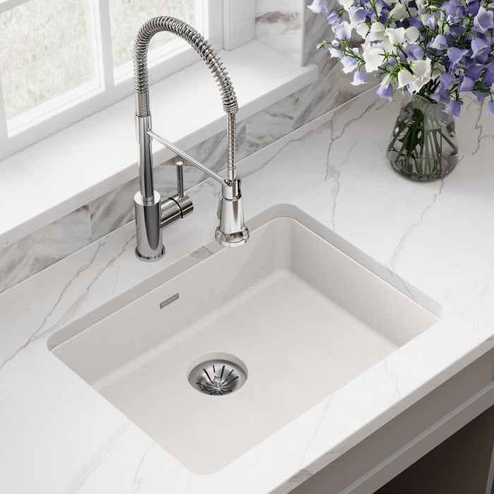 Quartz Classic Quartz Kitchen Sink White 3