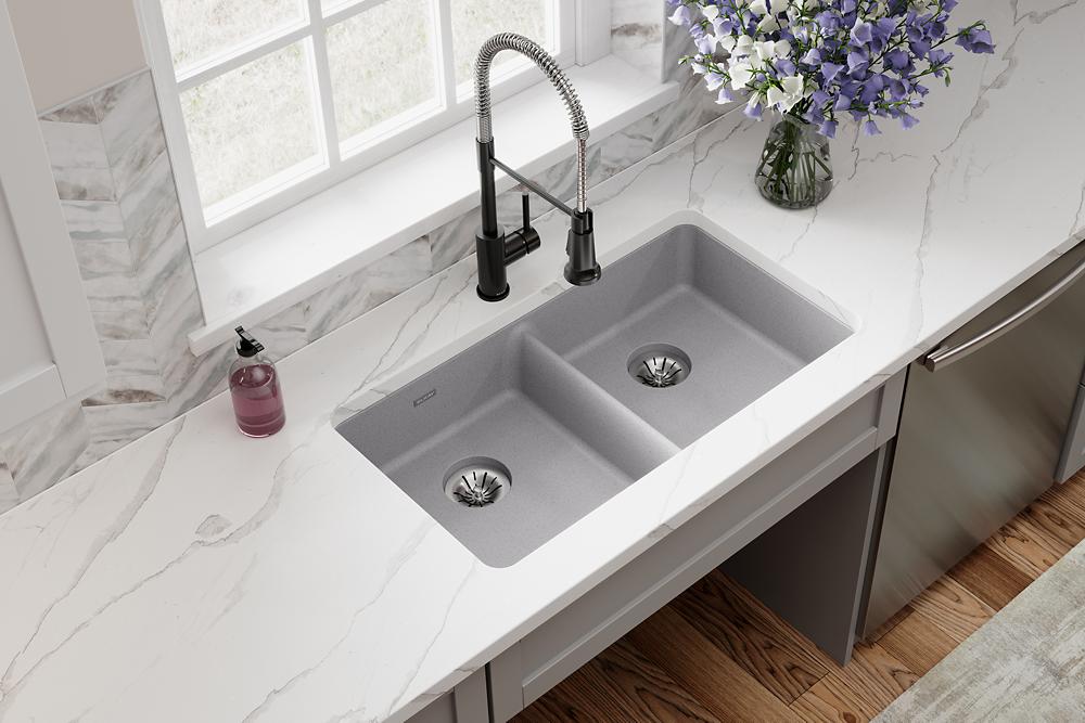 Quartz Classic Quartz Kitchen Sink White 3