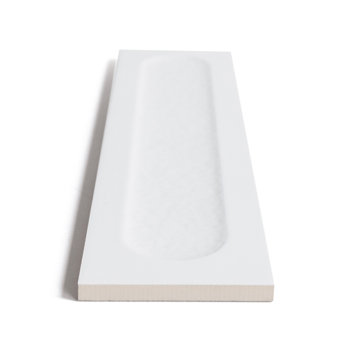 Ellipse Ceramic White Dale Tile Matte 5