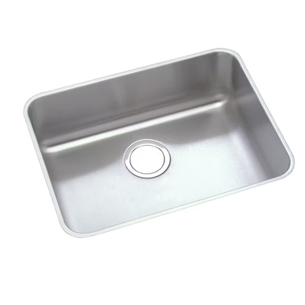 ELUH191612 Lustertone Classic Stainless Steel Undermount Single Bowl Kitchen Sink 21 1/2" x 18 1/2" x 12"