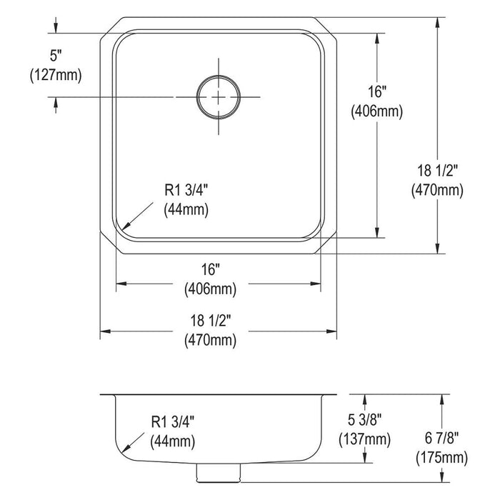 Lustertone Classic  Stainless Steel Kitchen Sink 8